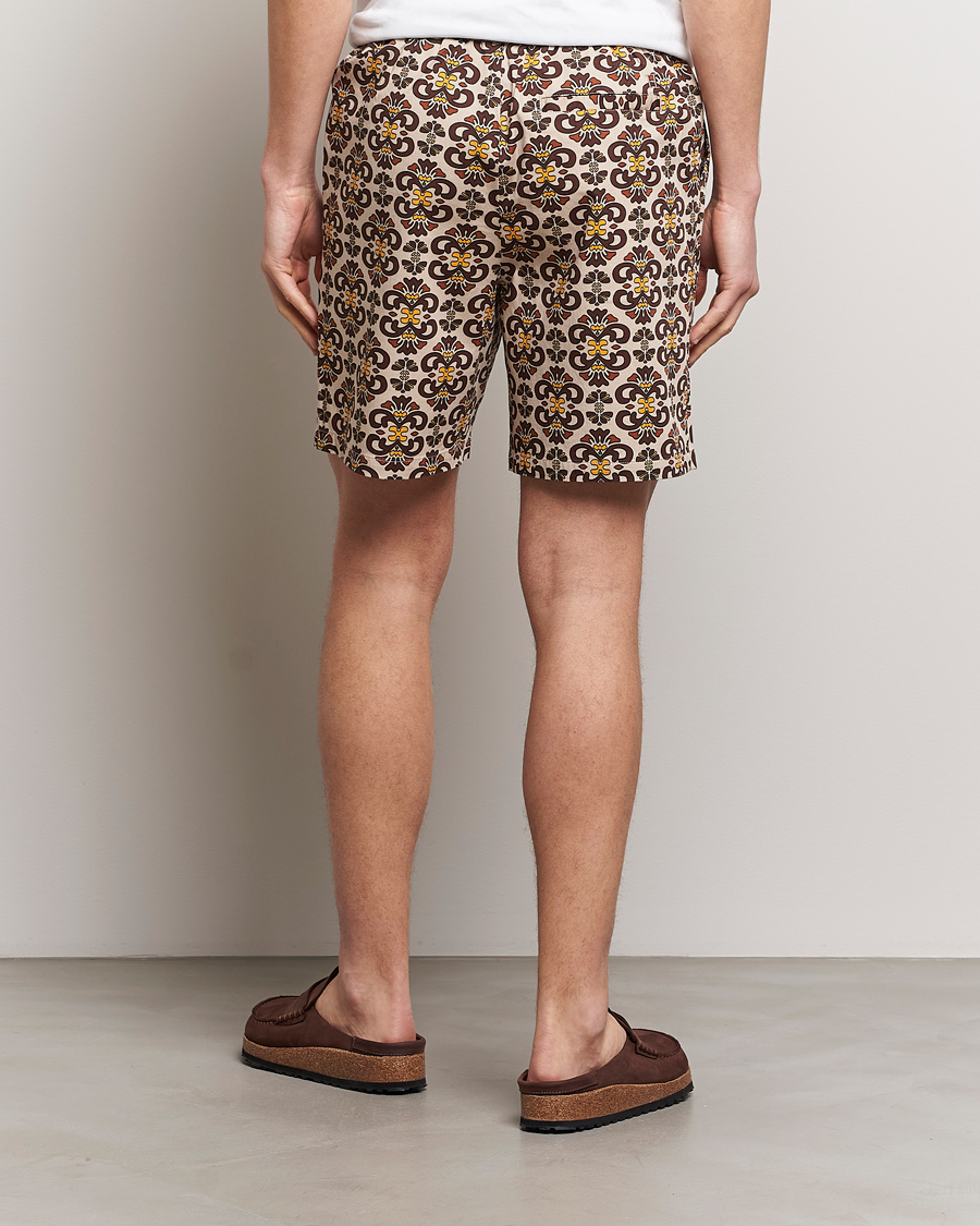 Heren | Korte broek | LES DEUX | Hendrix Printed Shorts Light Sand
