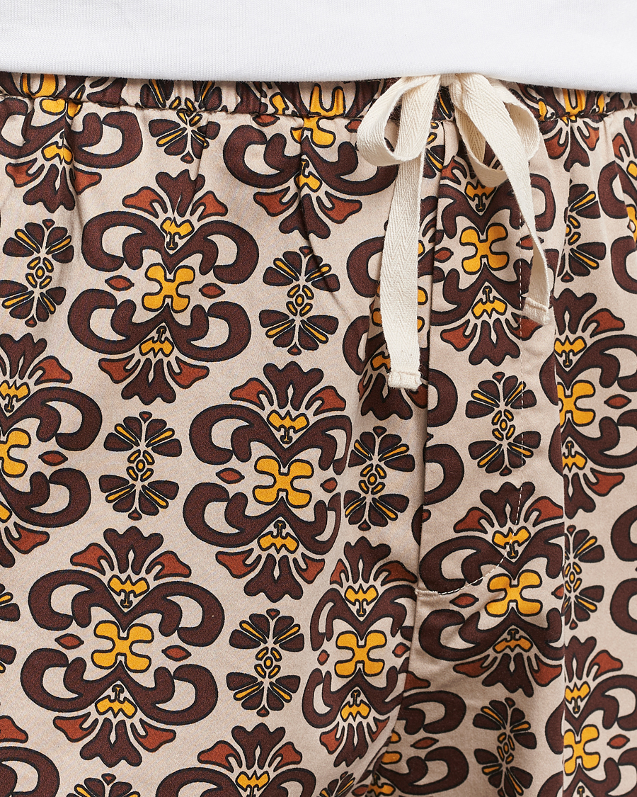 Heren | Korte broek | LES DEUX | Hendrix Printed Shorts Light Sand