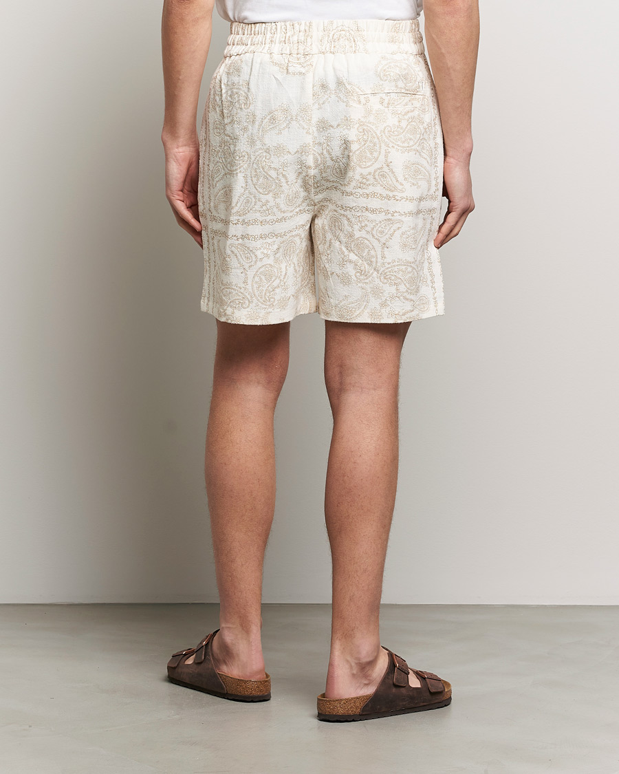 Heren | Korte broek | LES DEUX | Lesley Paisley Shorts Light Ivory