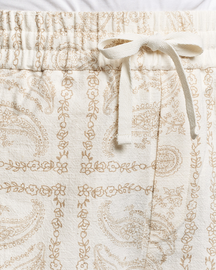 Heren | Korte broek | LES DEUX | Lesley Paisley Shorts Light Ivory