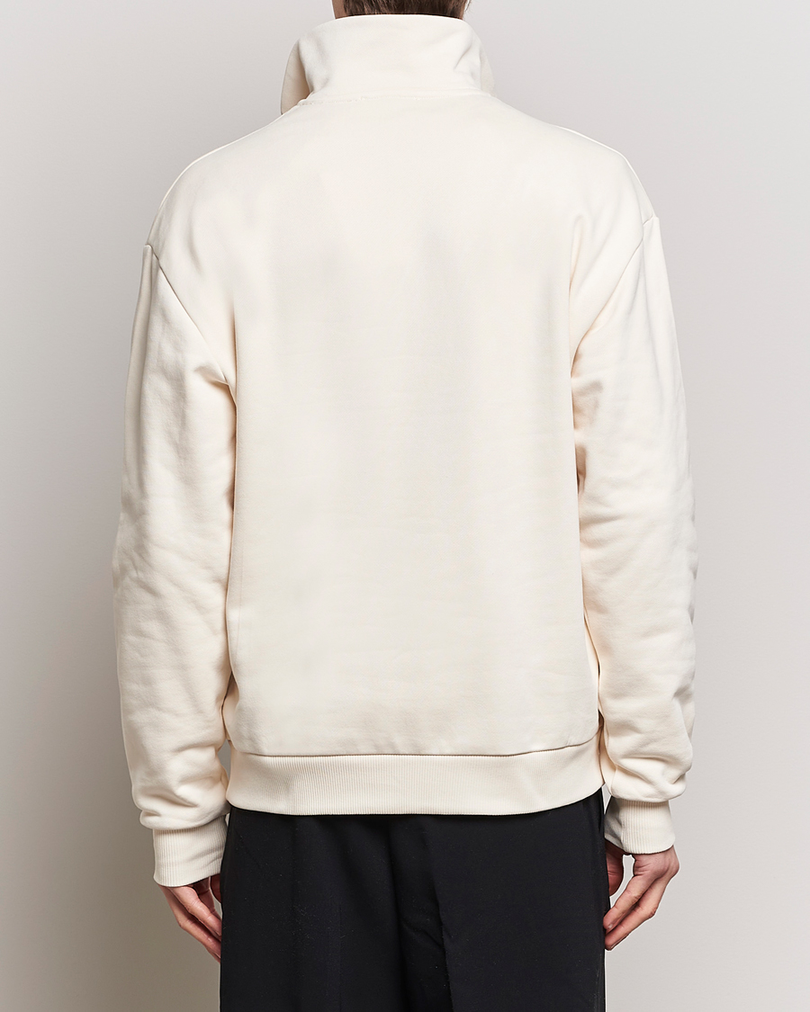 Heren | Truien | LES DEUX | Crew Half Zip Sweatshirt Light Ivory