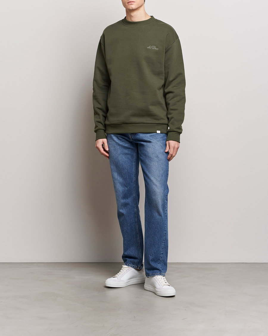 Heren | Truien | LES DEUX | Crew Sweatshirt Forrest Green