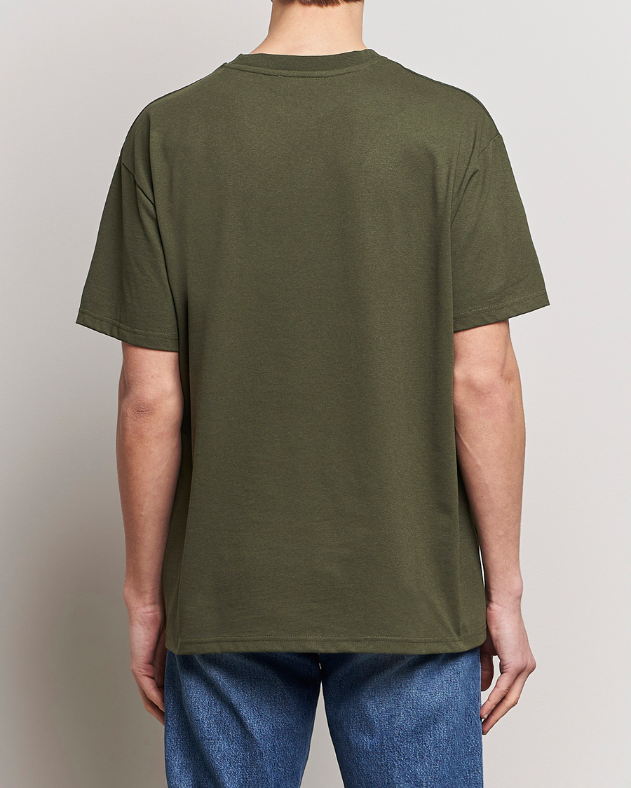 Heren | T-shirts | LES DEUX | Crew T-Shirt Forrest Green