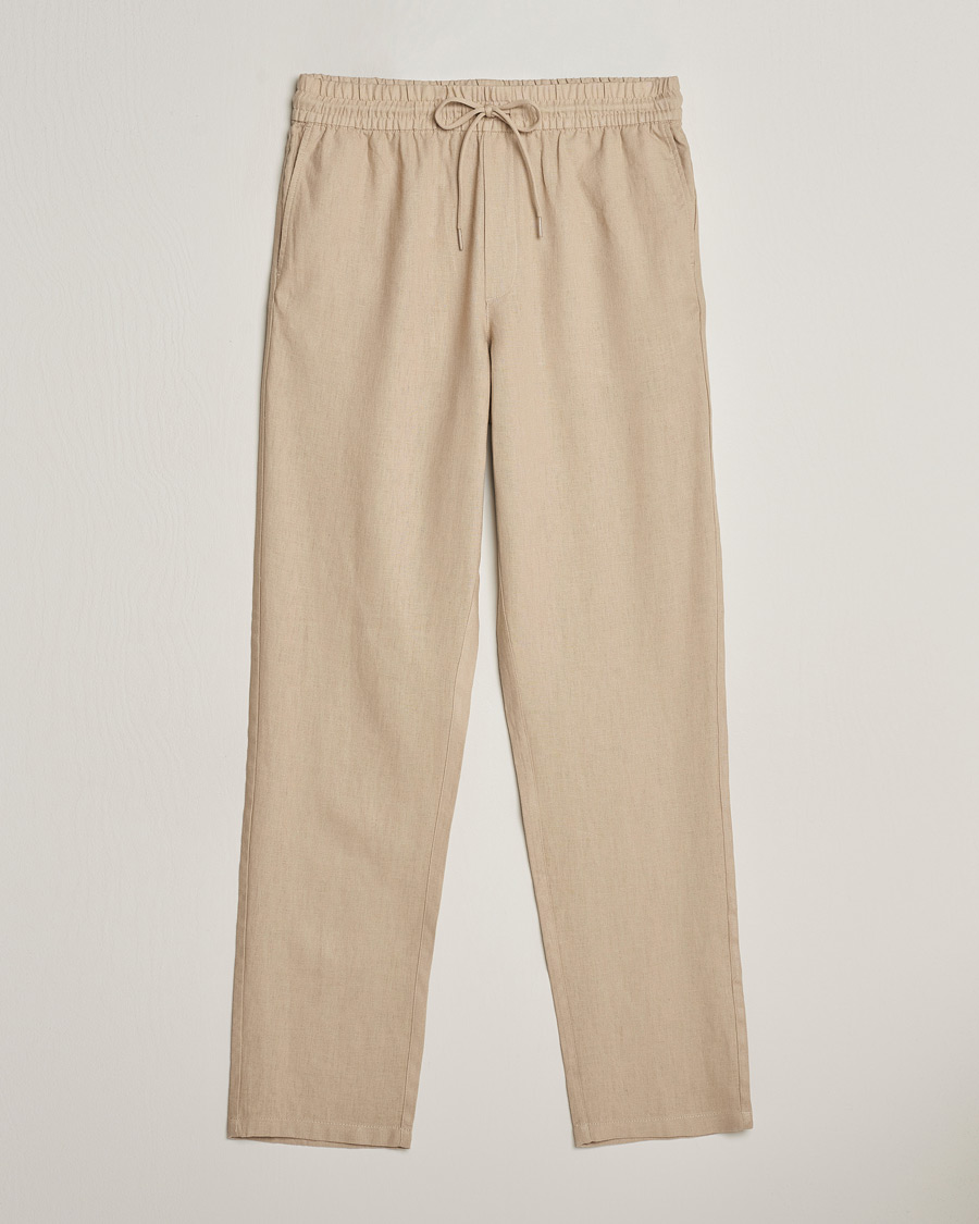 Heren | Broeken | LES DEUX | Patrick Linen Pants Light Desert Sand