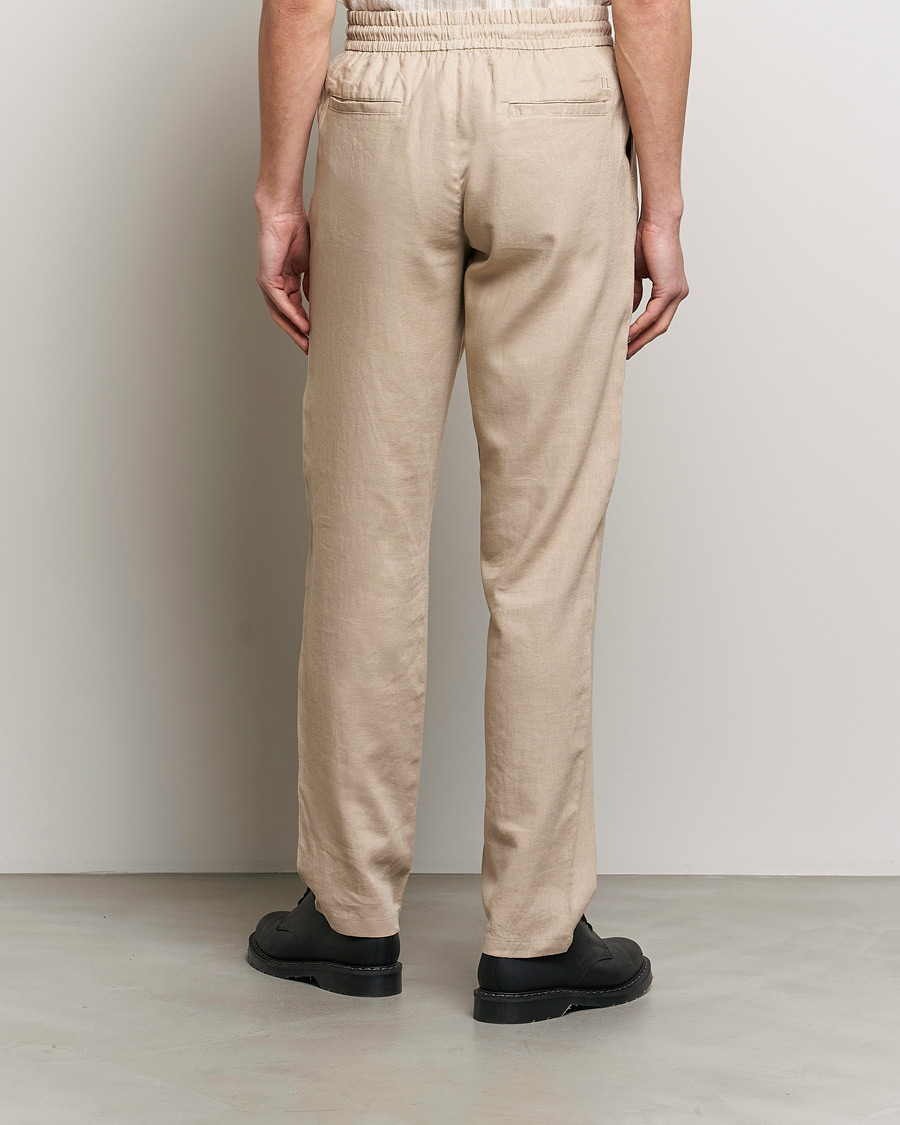 Heren | Broeken | LES DEUX | Patrick Linen Pants Light Desert Sand
