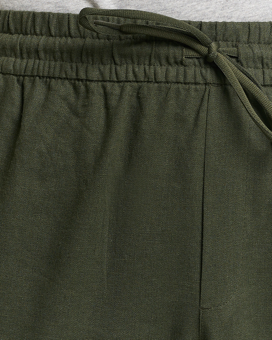 Heren | Broeken | LES DEUX | Patrick Linen Pants Forrest Green