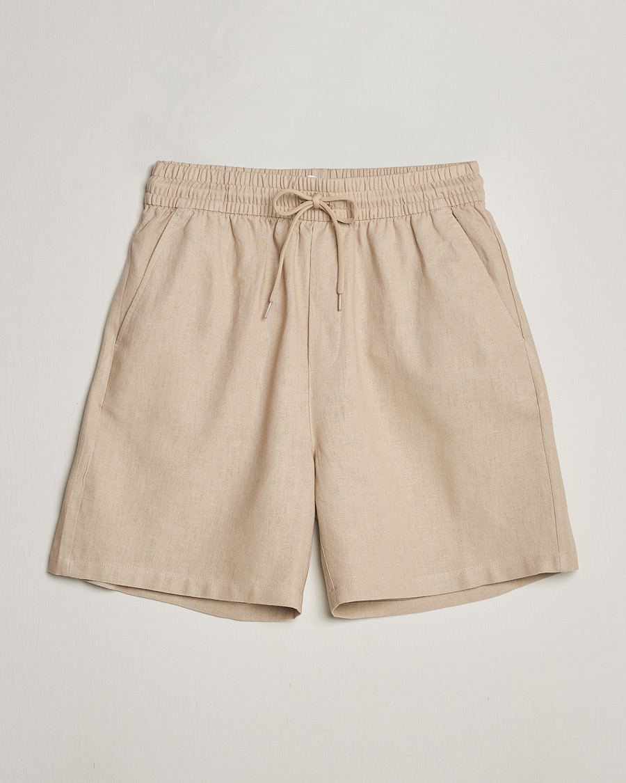 Heren | Korte broek | LES DEUX | Otto Linen Shorts Light Desert Sand