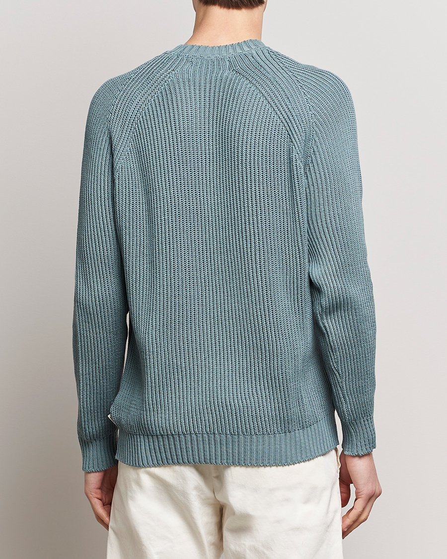 Heren | Truien | Peregrine | Harry Organic Cotton Sweater Lovat