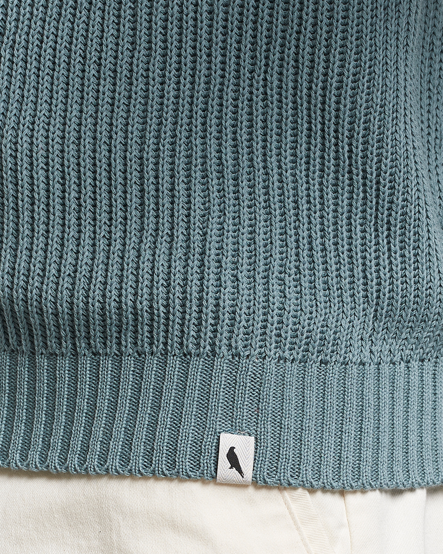 Heren | Truien | Peregrine | Harry Organic Cotton Sweater Lovat