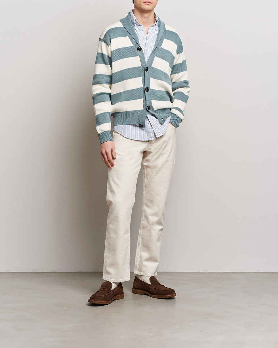 Heren | Truien | Peregrine | Richmond Organic Cotton Cardigan Lovat