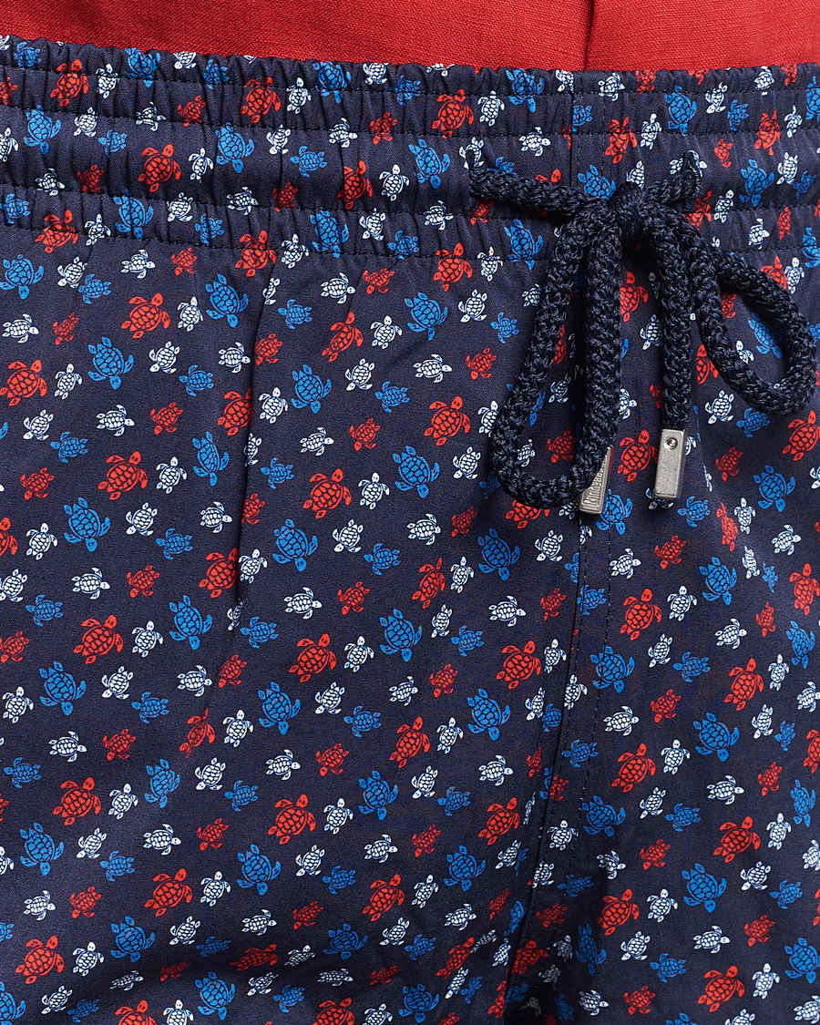 Heren | Zwembroek | Vilebrequin | Moorea Printed Swimshorts Bleu Marine