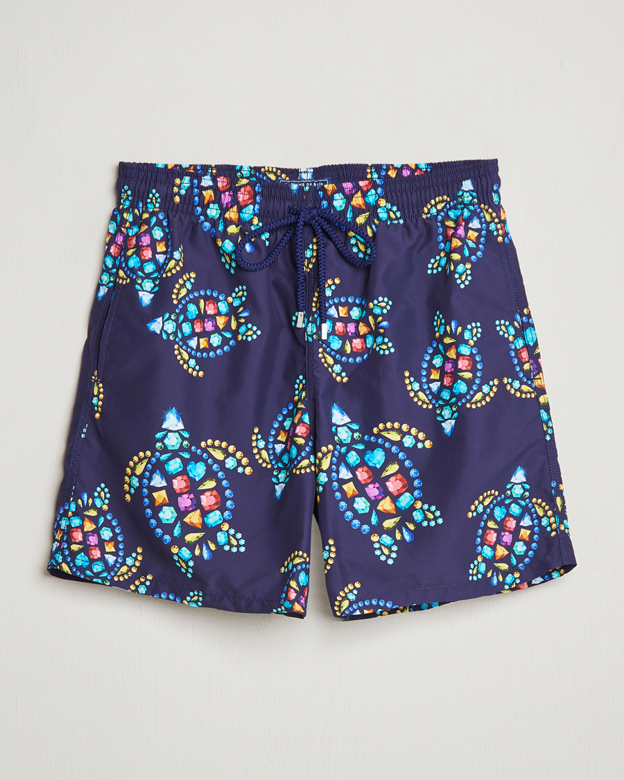 Heren | Zwembroek | Vilebrequin | Moorea Printed Swimshorts Minuit
