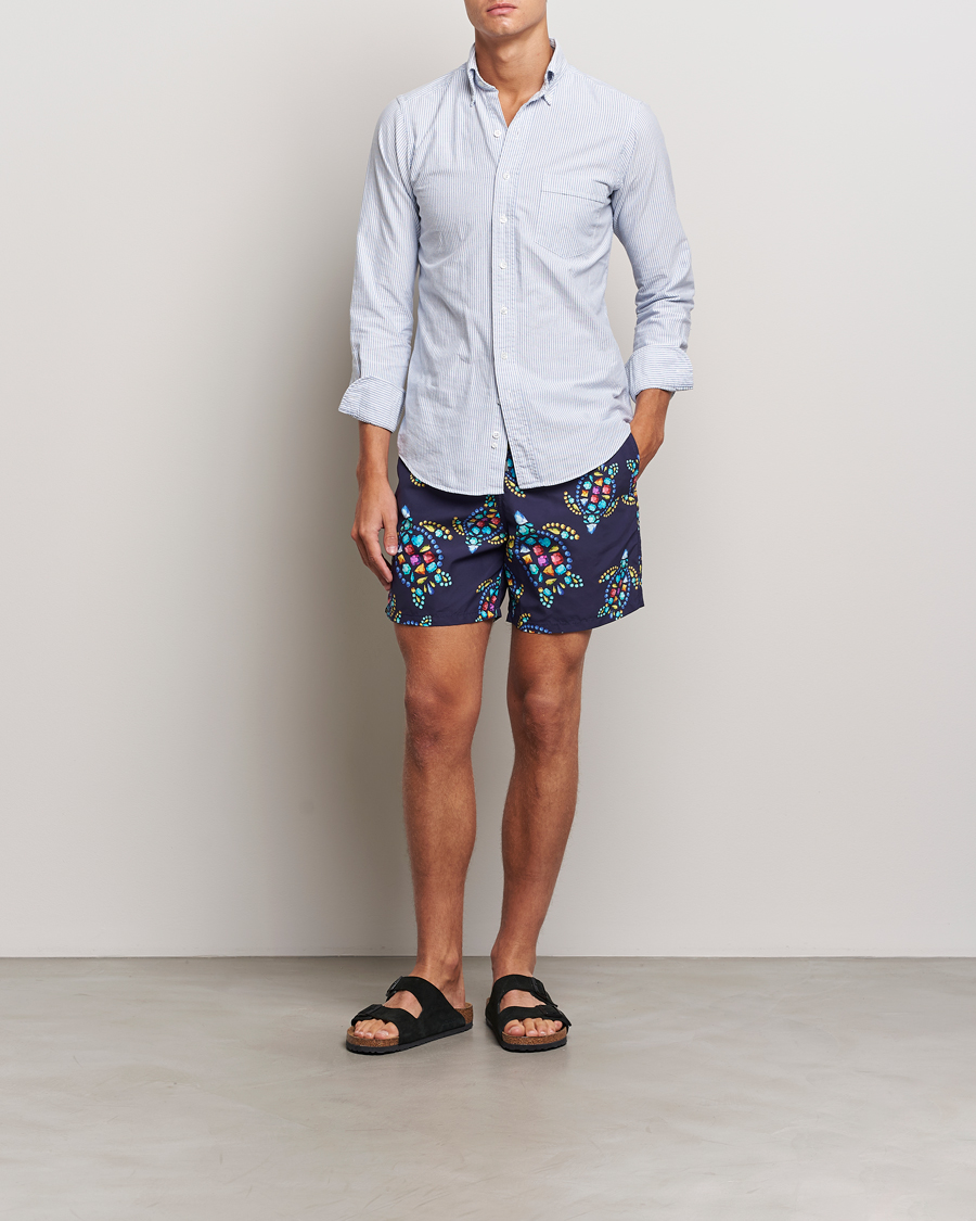 Heren | Zwembroek | Vilebrequin | Moorea Printed Swimshorts Minuit