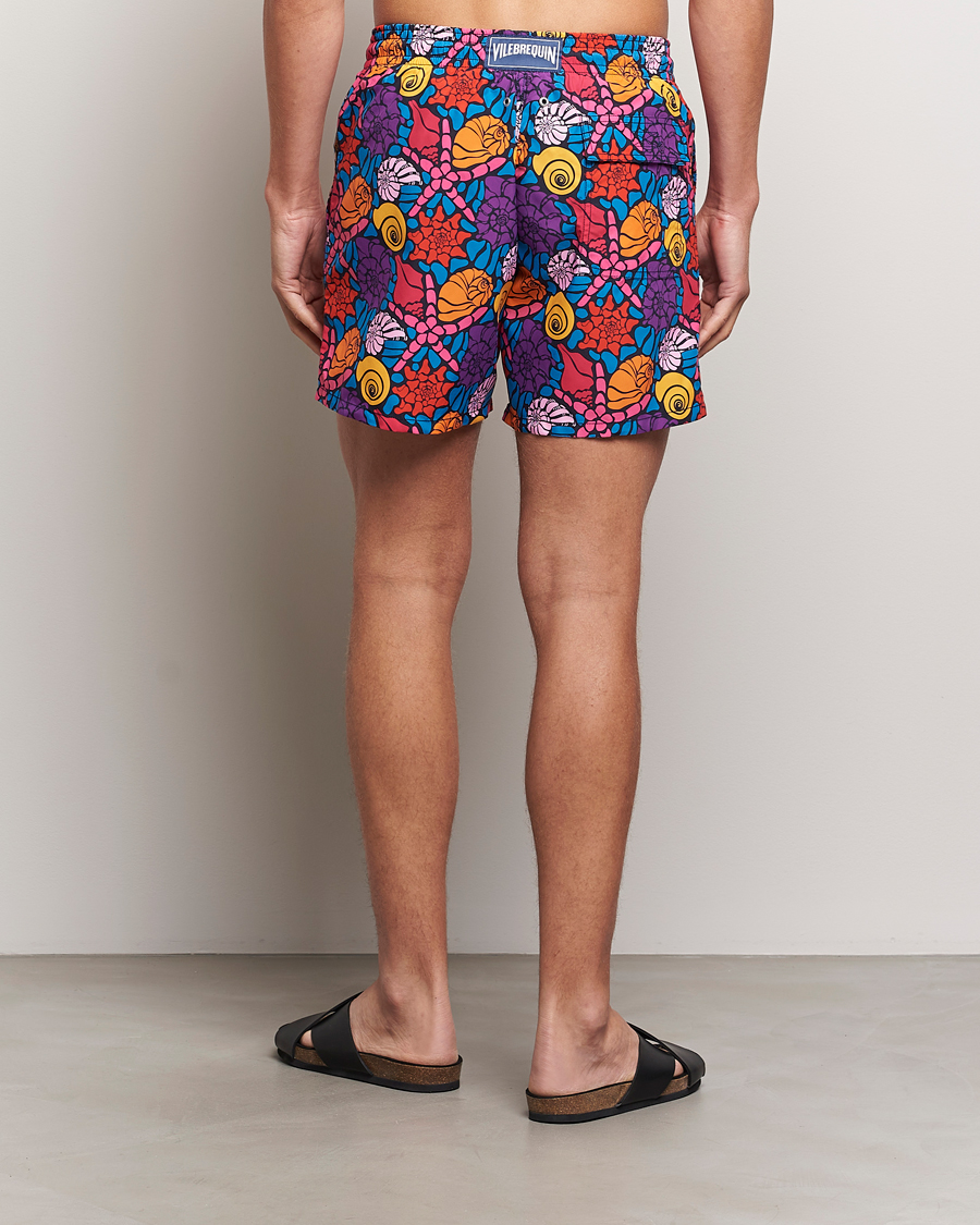 Heren | Zwembroek | Vilebrequin | Moorea Printed Swimshorts Bleu Marine