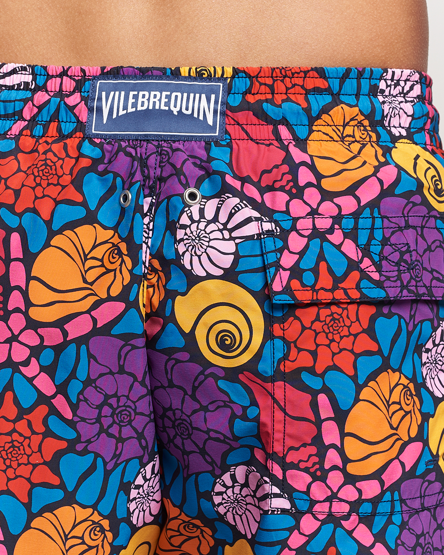 Heren | Zwembroek | Vilebrequin | Moorea Printed Swimshorts Bleu Marine
