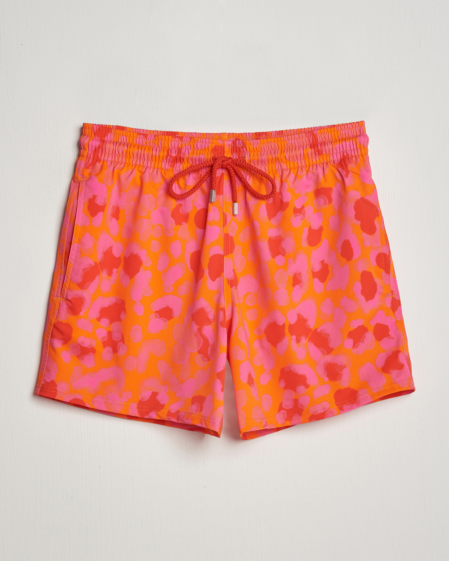 Heren | Vilebrequin Moorise Printed Swimshorts Abricot | Vilebrequin | Moorise Printed Swimshorts Abricot