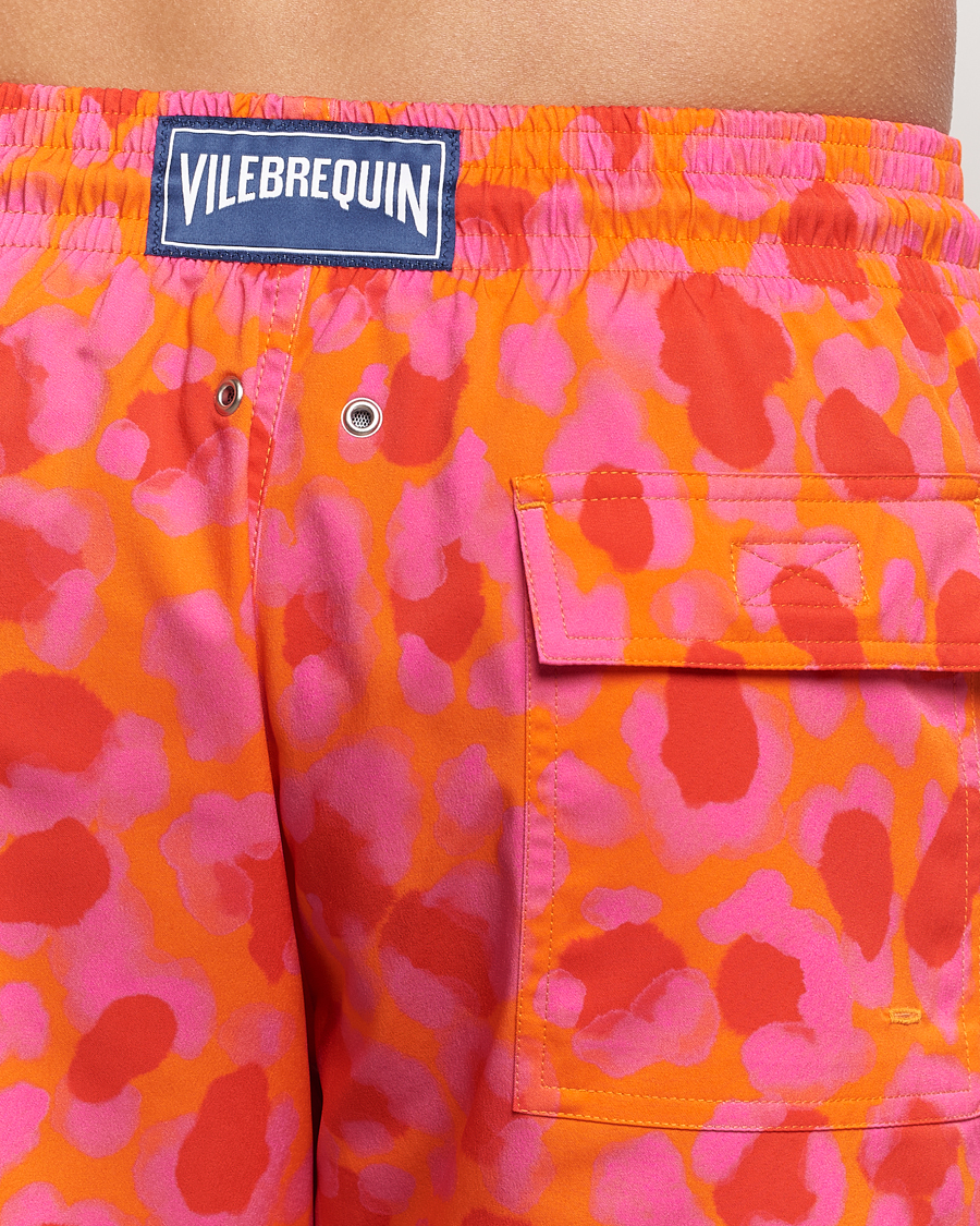 Heren | Vilebrequin Moorise Printed Swimshorts Abricot | Vilebrequin | Moorise Printed Swimshorts Abricot
