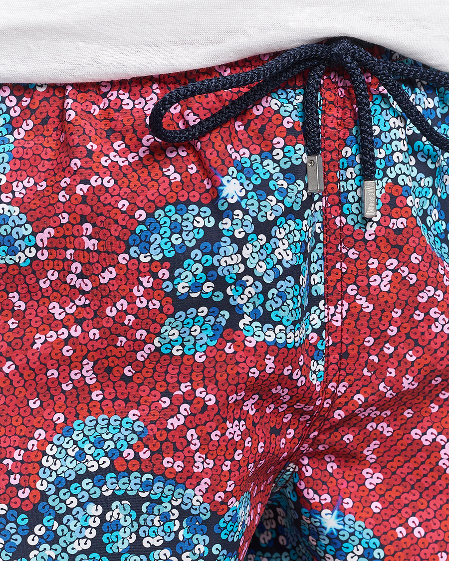 Heren | Zwembroek | Vilebrequin | Moorea Printed Swimshorts Merlot