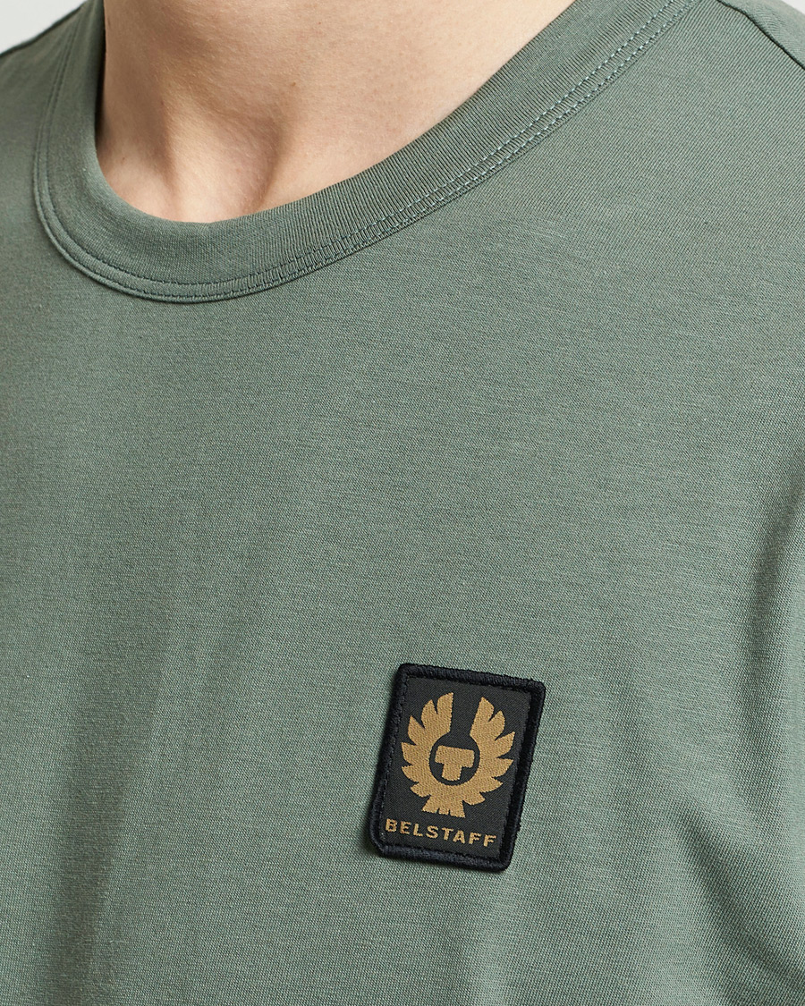 Heren | T-shirts | Belstaff | Cotton Logo T-Shirt Mineral Green