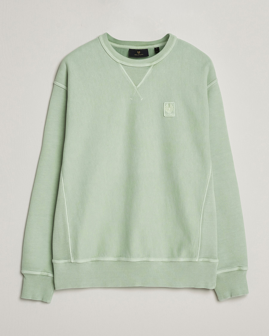 Heren | Truien | Belstaff | Outliner Cotton Crew Neck Echo Green