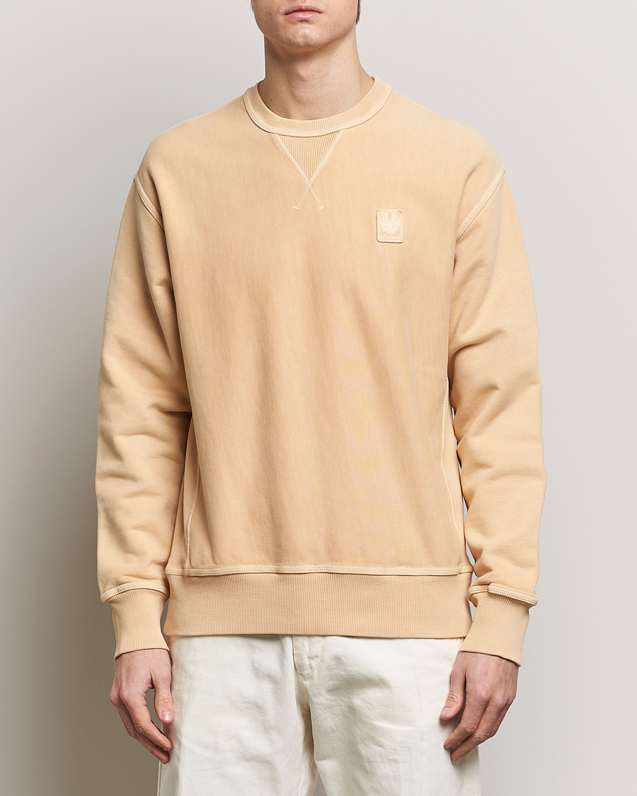 Heren | Sale | Belstaff | Outliner Cotton Crew Neck Peach