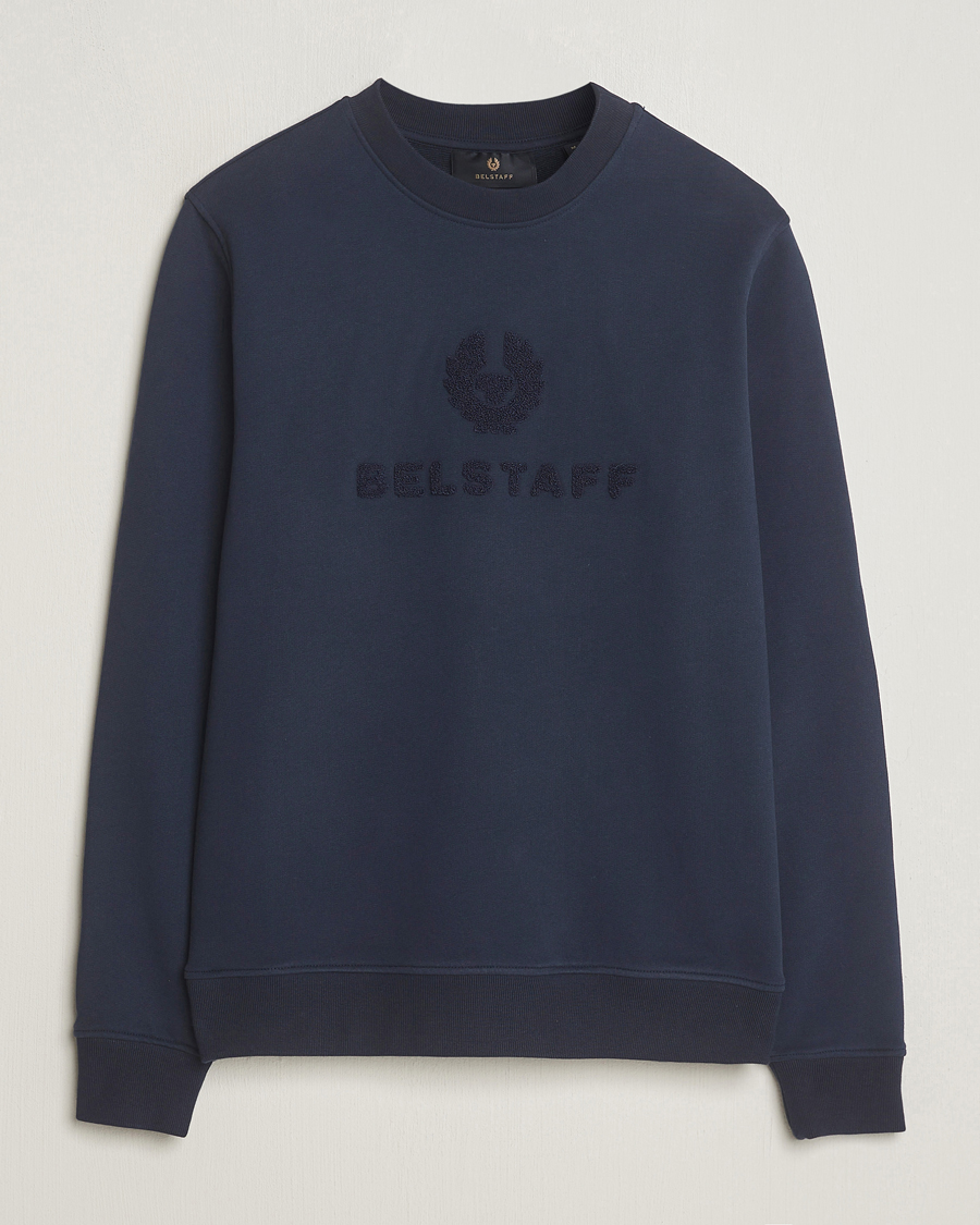 Heren | Truien | Belstaff | Varsity Logo Sweatshirt Dark Ink