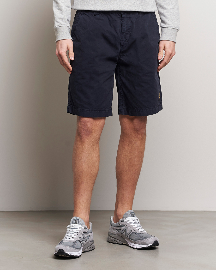 Heren | Best of British | Belstaff | Dalesman Cotton Shorts Dark Ink