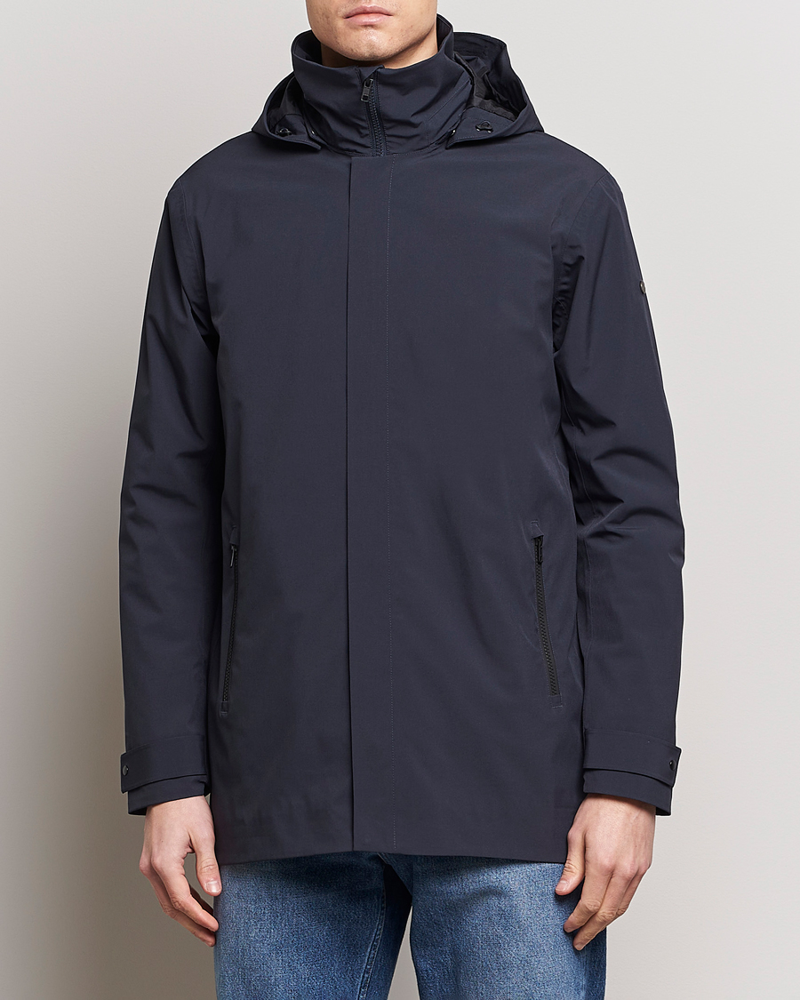 Heren | Afdelingen | Scandinavian Edition | Range Waterproof Coat Midnight Blue