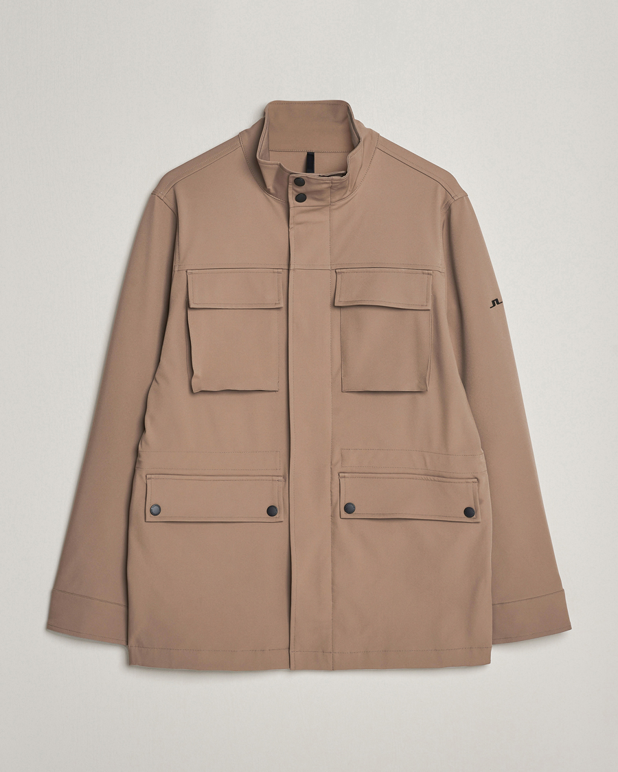 Heren | Jassen | J.Lindeberg | Ripley 4-Way Stretch Field Jacket Walnut