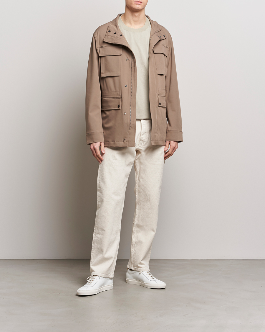 Heren | Jassen | J.Lindeberg | Ripley 4-Way Stretch Field Jacket Walnut