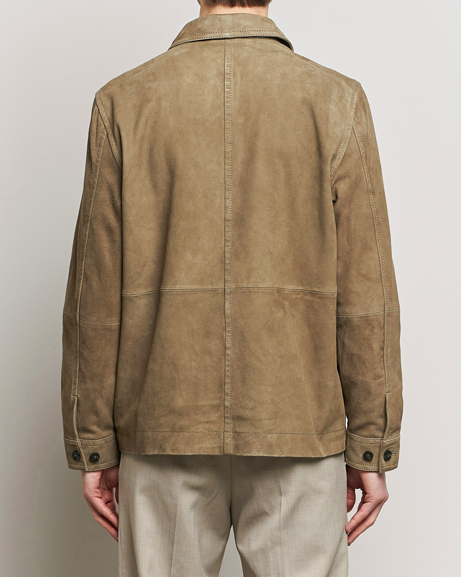 Heren | Jassen | J.Lindeberg | Walt Suede Jacket Walnut