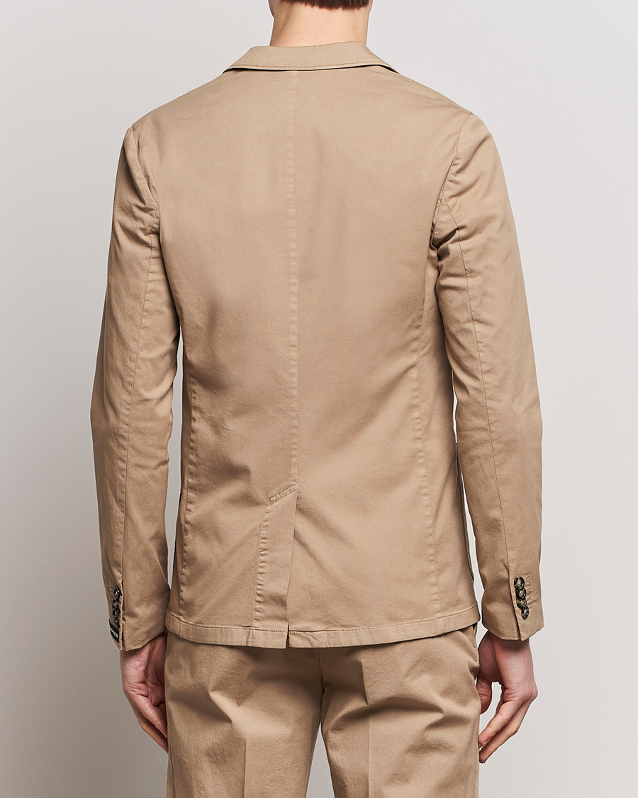 Heren | Blazers | J.Lindeberg | Elton Garment Dyed Cotton Blazer Batique Khaki