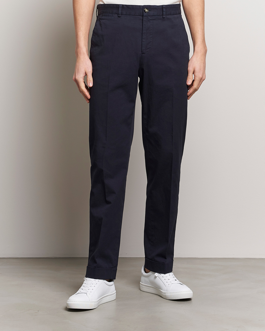 Men | Chinos | J.Lindeberg | Lois Garment Dye Pants Navy