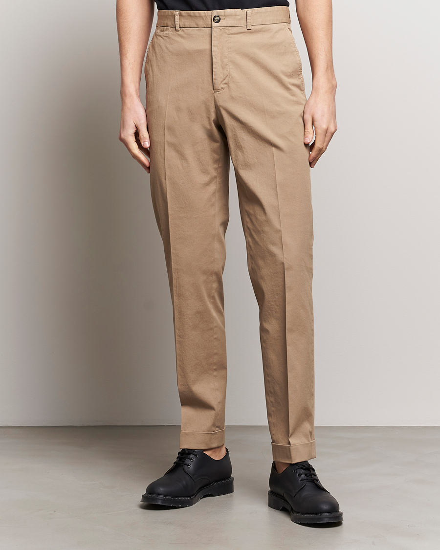 Heren | Pakbroeken | J.Lindeberg | Lois Garment Dye Pants Batique Khaki