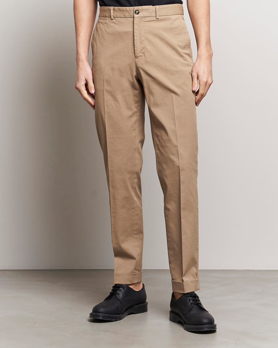 Heren | Broeken | J.Lindeberg | Lois Garment Dye Pants Batique Khaki