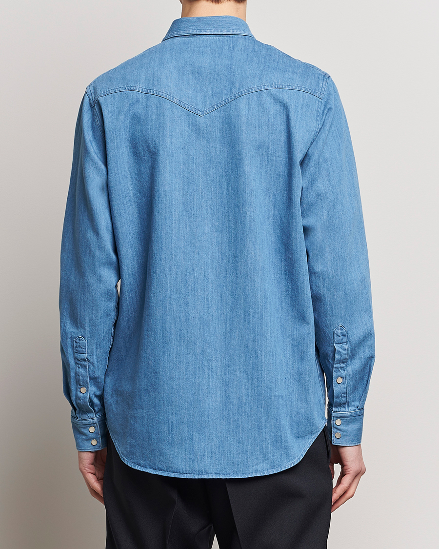 Heren | Overhemden | J.Lindeberg | Carson Denim Shirt Bijou Blue