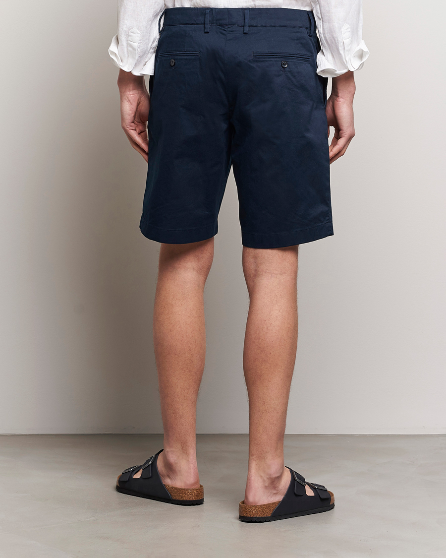 Heren | Korte broek | J.Lindeberg | Nathan Cloud Satin Shorts Navy