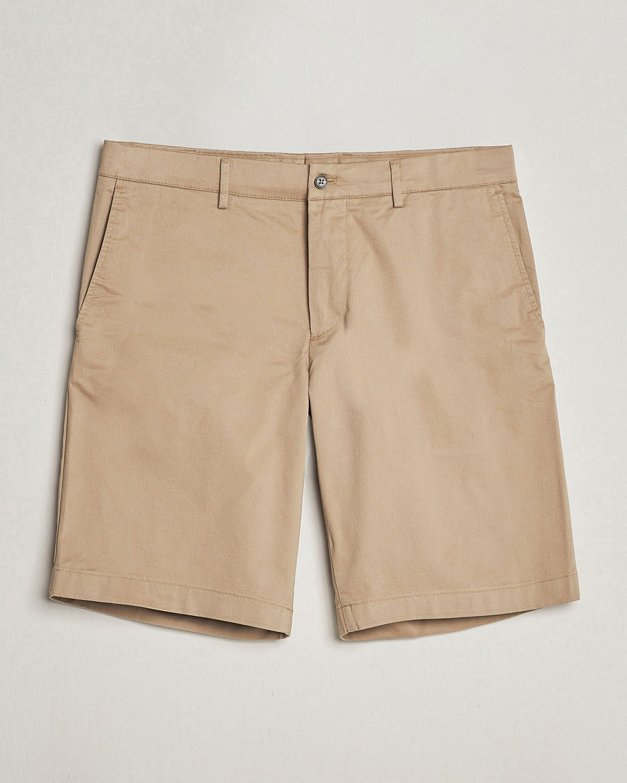 Heren | Korte broek | J.Lindeberg | Nathan Cloud Satin Shorts Batique Khaki