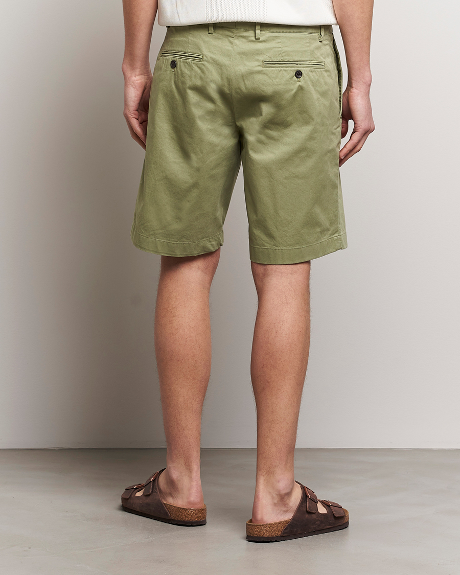 Heren | Korte broek | J.Lindeberg | Nathan Cloud Satin Shorts Oil Green