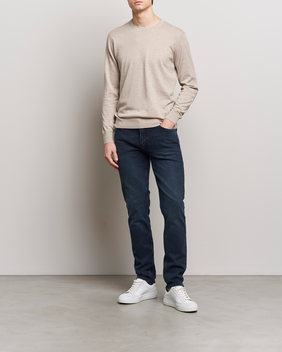 Heren | Jeans | J.Lindeberg | Jay Active Blueblack Jeans Dark Blue