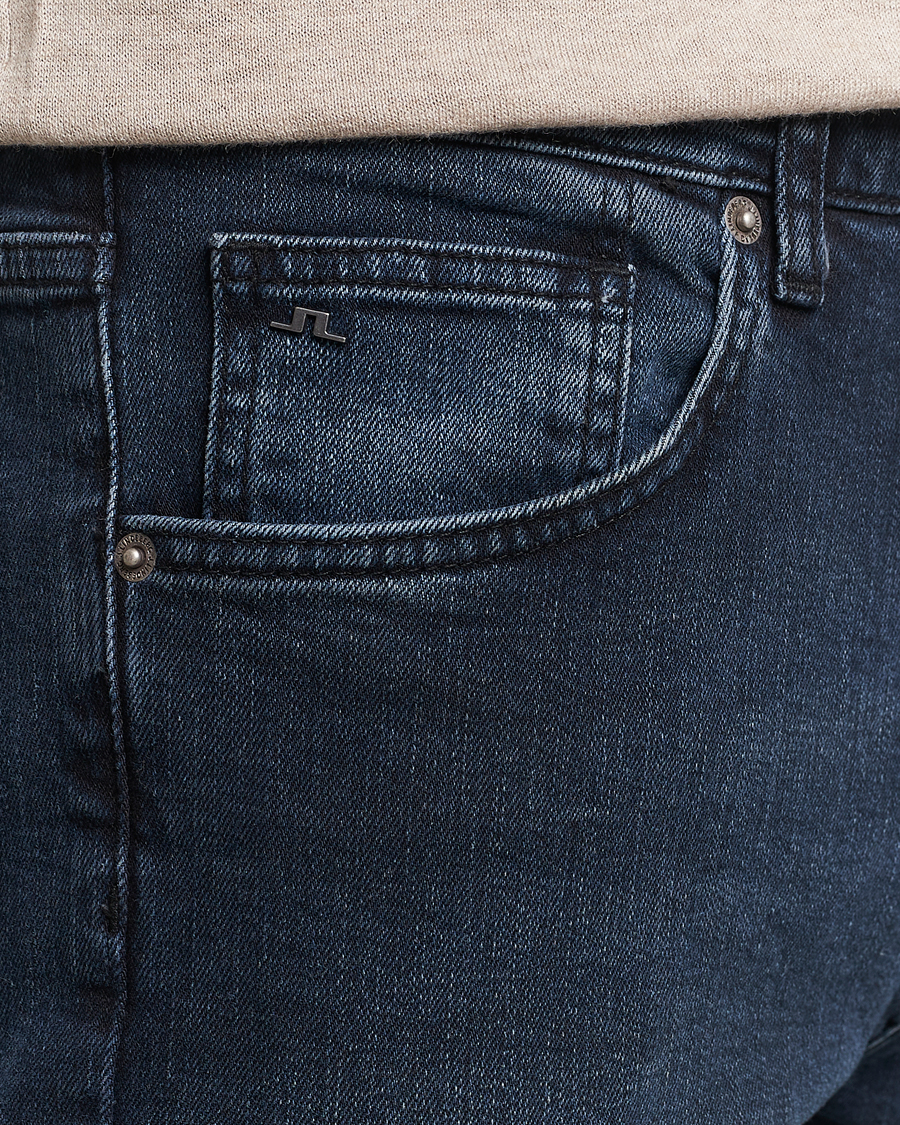 Heren | Jeans | J.Lindeberg | Jay Active Blueblack Jeans Dark Blue