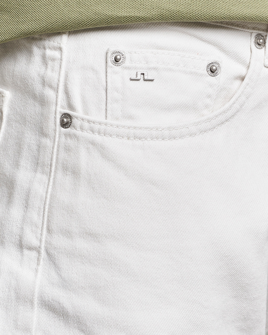 Heren | Jeans | J.Lindeberg | Cody Solid Regular Jeans Cloud White