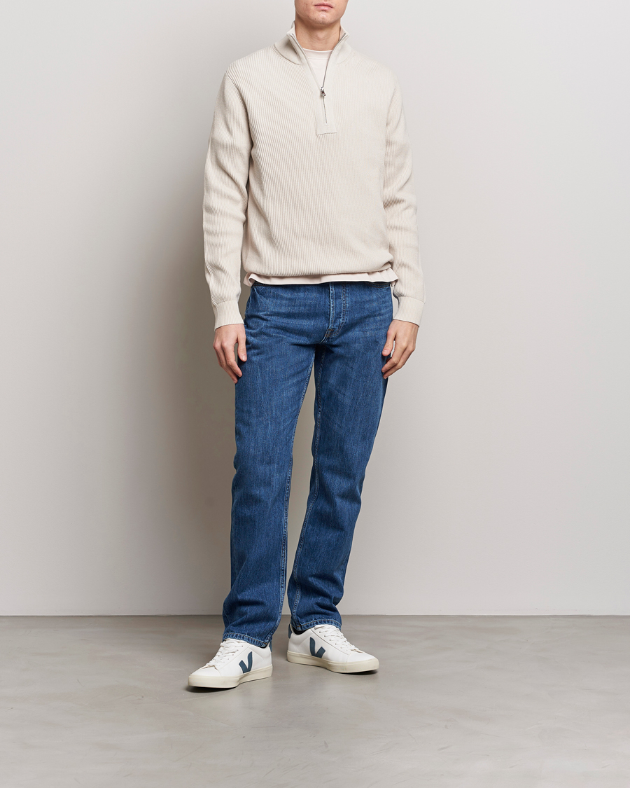 Heren | Jeans | J.Lindeberg | Cody Slub Regular Jeans Mid Blue