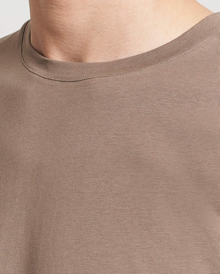 Heren | T-shirts | J.Lindeberg | Sid Basic T-Shirt Walnut