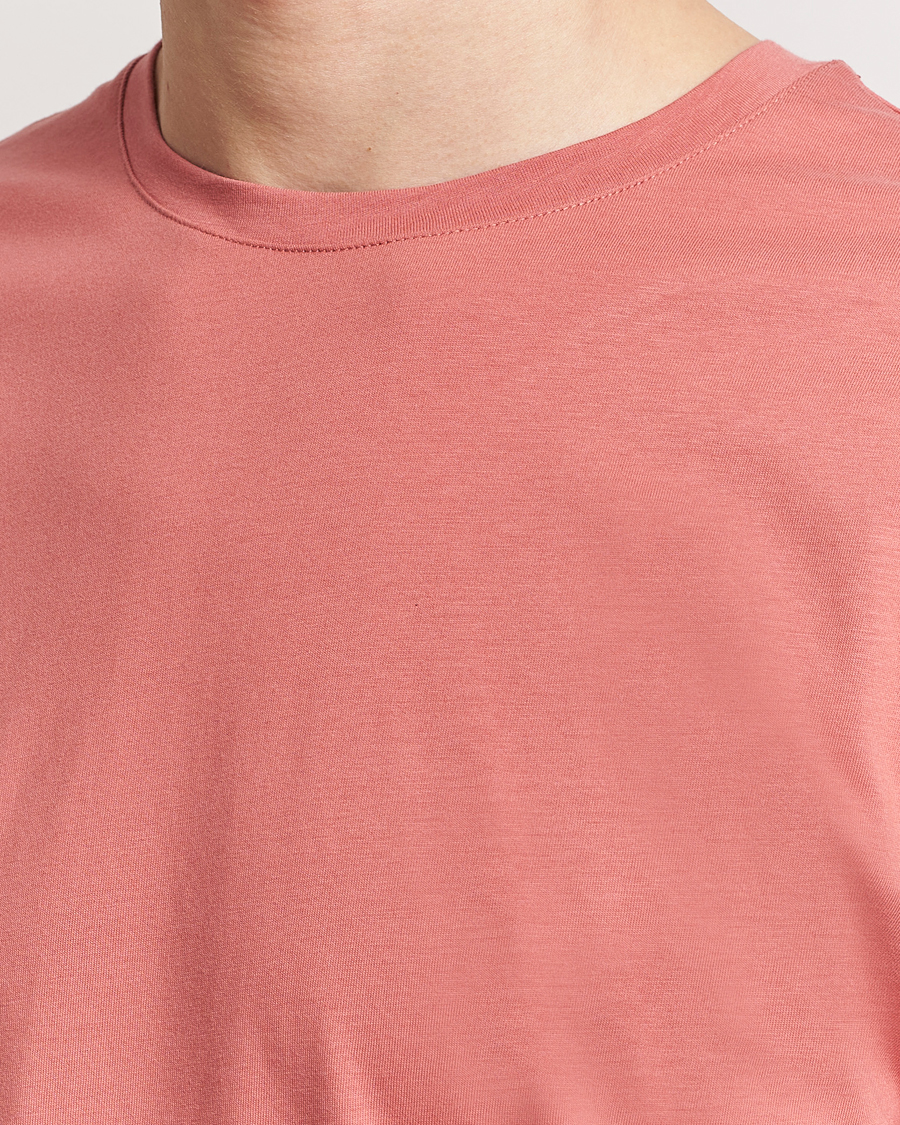 Heren | T-shirts | J.Lindeberg | Sid Basic T-Shirt Dusty Cedar