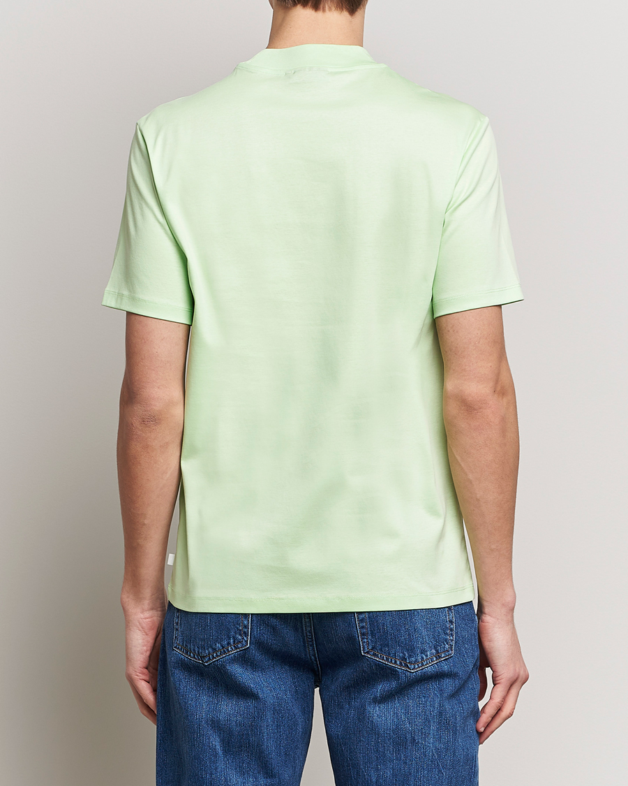 Heren | T-shirts | J.Lindeberg | Ace Mock Neck T-Shirt Paradise Green