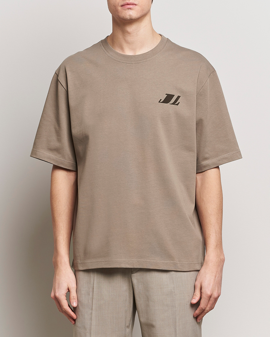 Heren | T-shirts met korte mouwen | J.Lindeberg | Cameron Loose T-Shirt Walnut