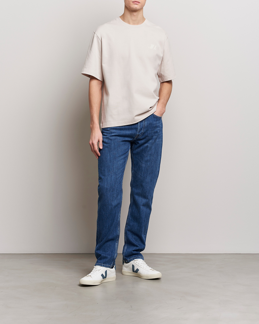 Heren | T-shirts | J.Lindeberg | Cameron Loose T-Shirt Moonbeam