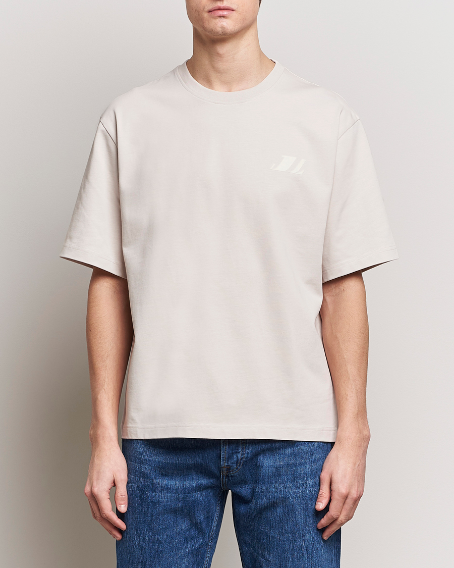 Heren | T-shirts met korte mouwen | J.Lindeberg | Cameron Loose T-Shirt Moonbeam