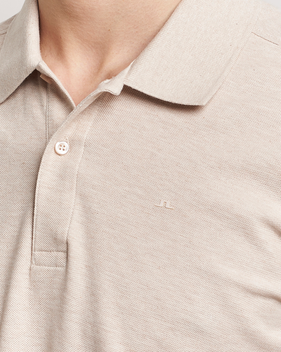 Heren | Polo's | J.Lindeberg | Troy Polo Shirt Moonbeam